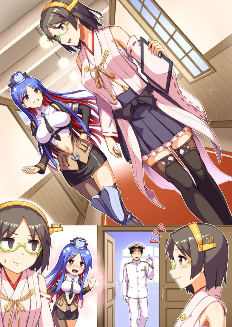 kirishima-battleshipadmiral-kantai-collectionsouth-dakota-kantai-collection