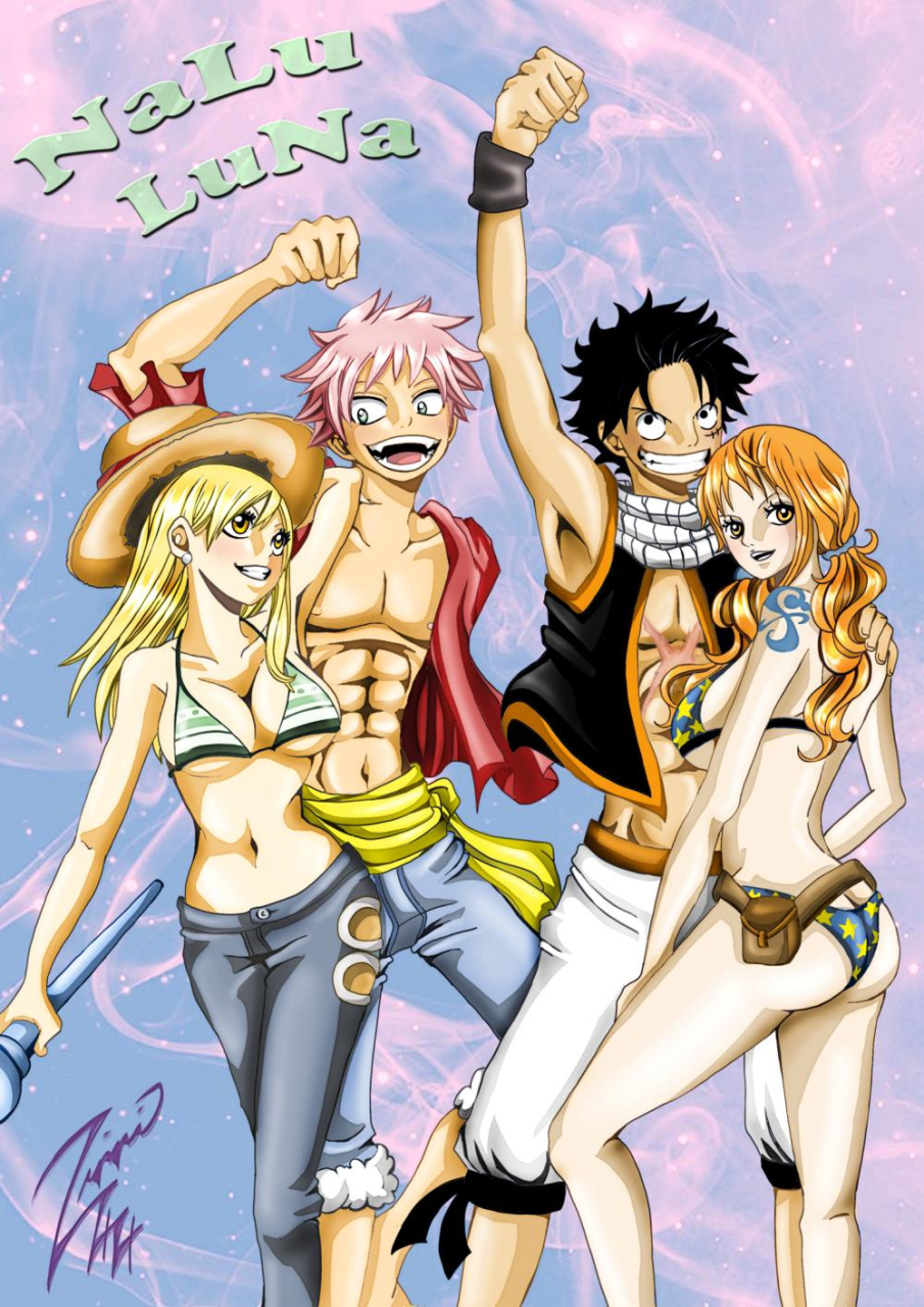 lucy-heartfilianami-one-piecemonkey-d-luffynatsu-dragneel