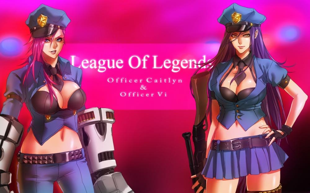 caitlyn-league-of-legendsvi-league-of-legendsofficer-caitlyn