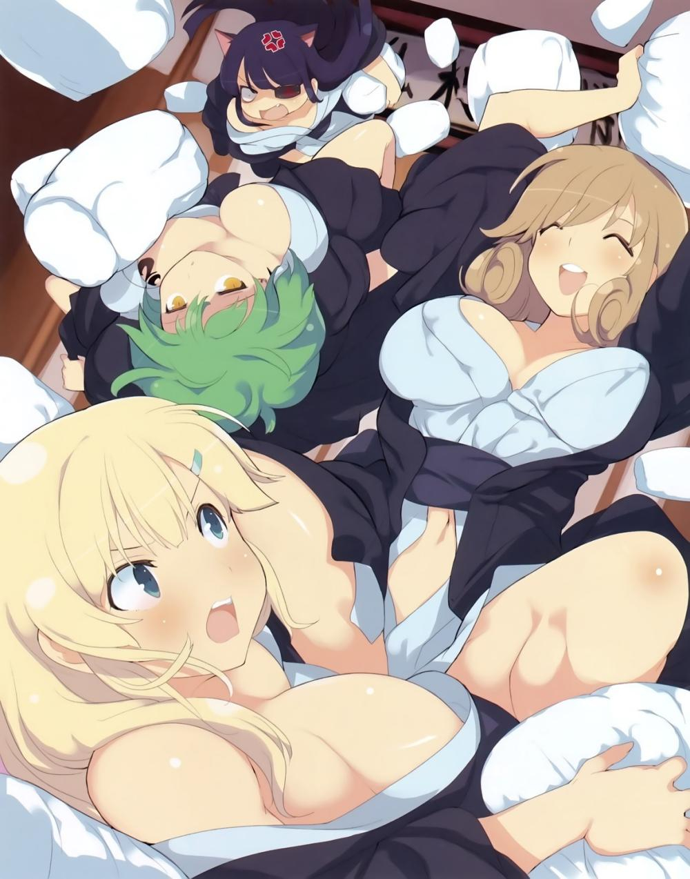 yomi-senran-kaguramirai-senran-kagurahikage-senran-kaguraharuka-senran-kagura