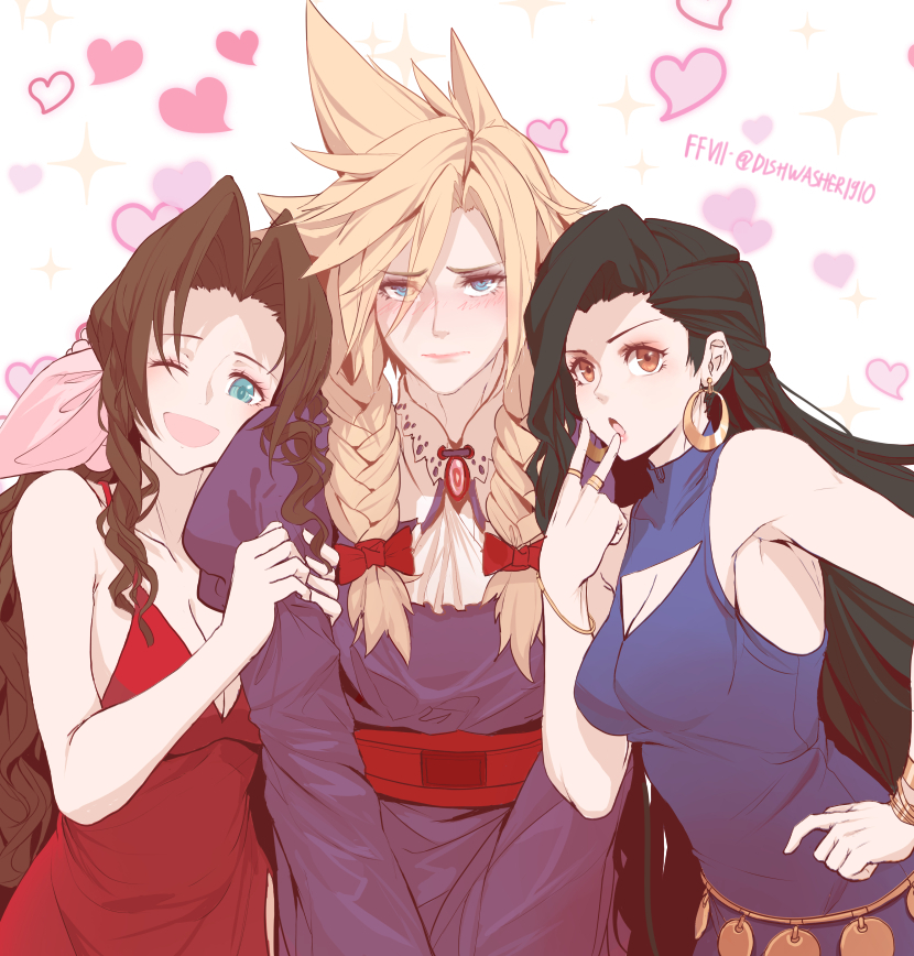aerith-gainsboroughcloud-strifetifa-lockhart