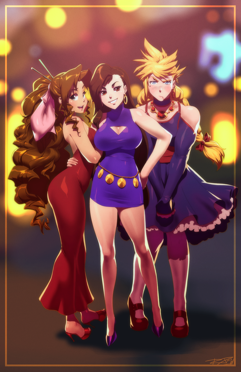 aerith-gainsboroughcloud-strifetifa-lockhart
