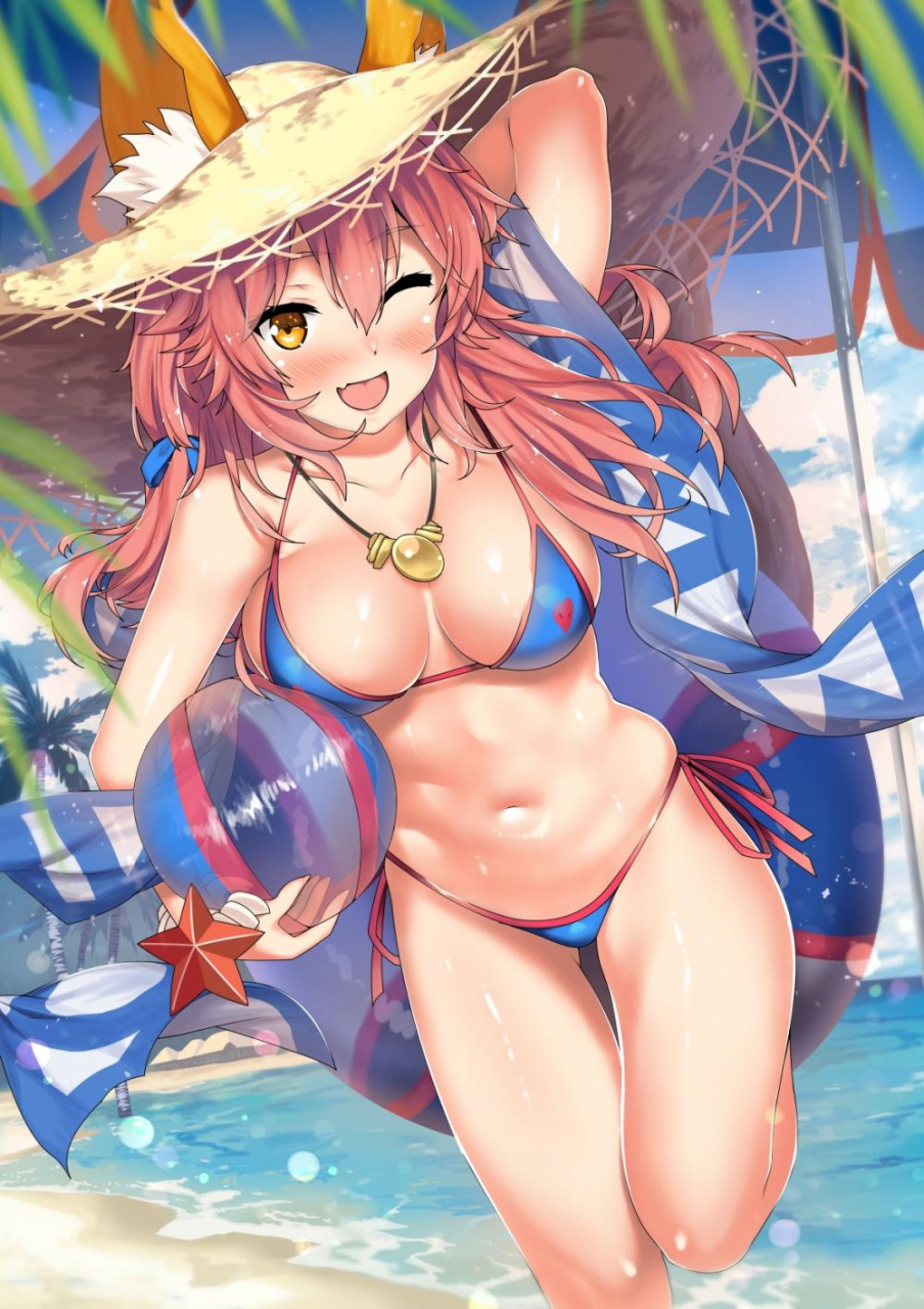 tamamo-fate-alltamamo-no-mae-swimsuit-lancer-fate