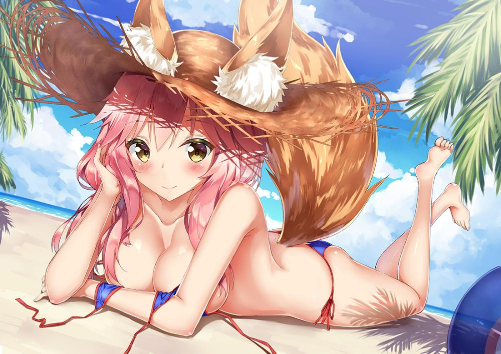 tamamo-fate-alltamamo-no-mae-swimsuit-lancer-fate