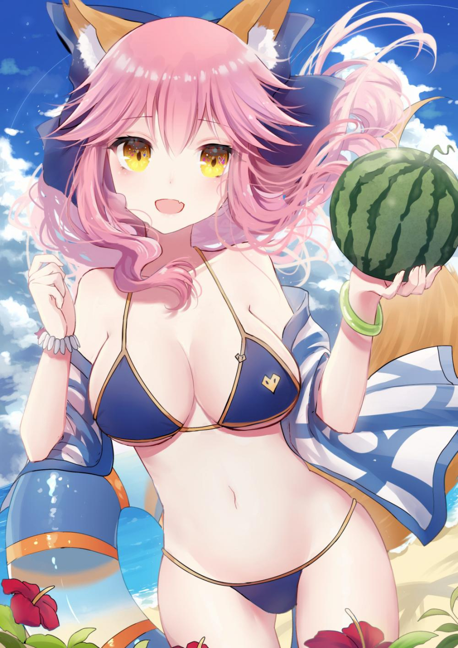 tamamo-fate-alltamamo-no-mae-swimsuit-lancer-fate
