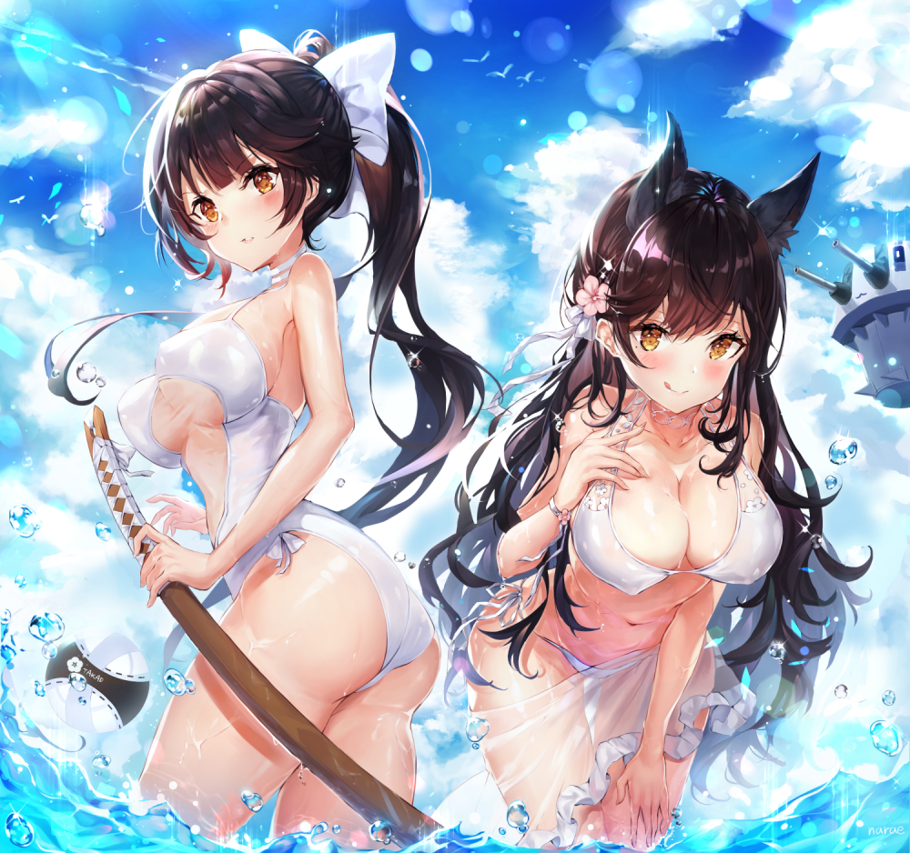 atago-azur-lanetakao-azur-laneatago-midsummer-march-azur-lanetakao-beach-rhapsody-azur-lane