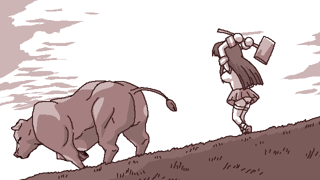 double-musclelonghornxo-tan