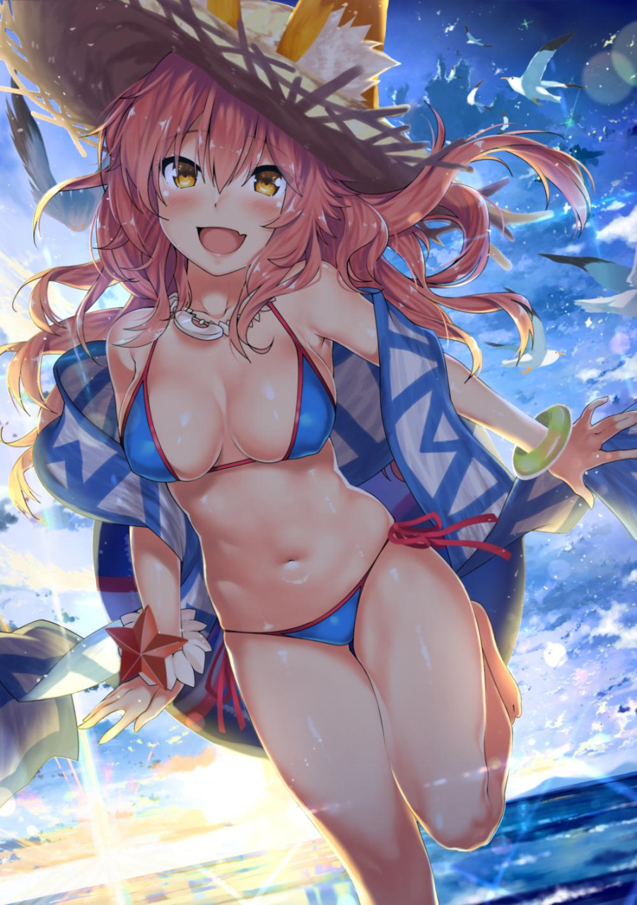 tamamo-fate-alltamamo-no-mae-swimsuit-lancer-fate