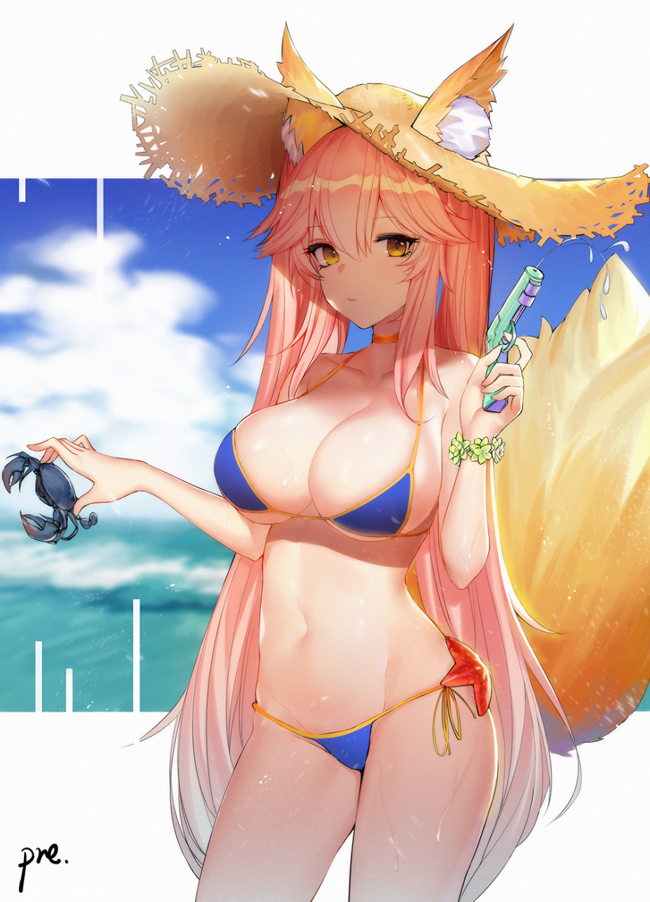 tamamo-fate-alltamamo-no-mae-swimsuit-lancer-fate