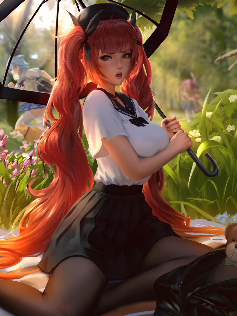 honolulu-azur-lanehonolulu-parasol-girl-azur-lanefubuki-azur-lanecraven-azur-lane