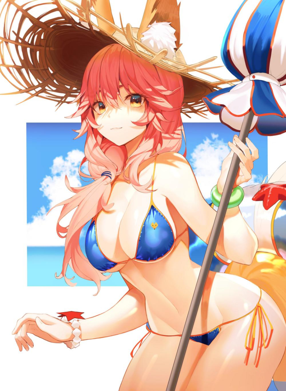 tamamo-fate-alltamamo-no-mae-swimsuit-lancer-fate