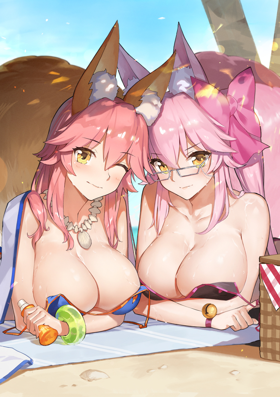 tamamo-fate-alltamamo-no-mae-swimsuit-lancer-fatekoyanskaya