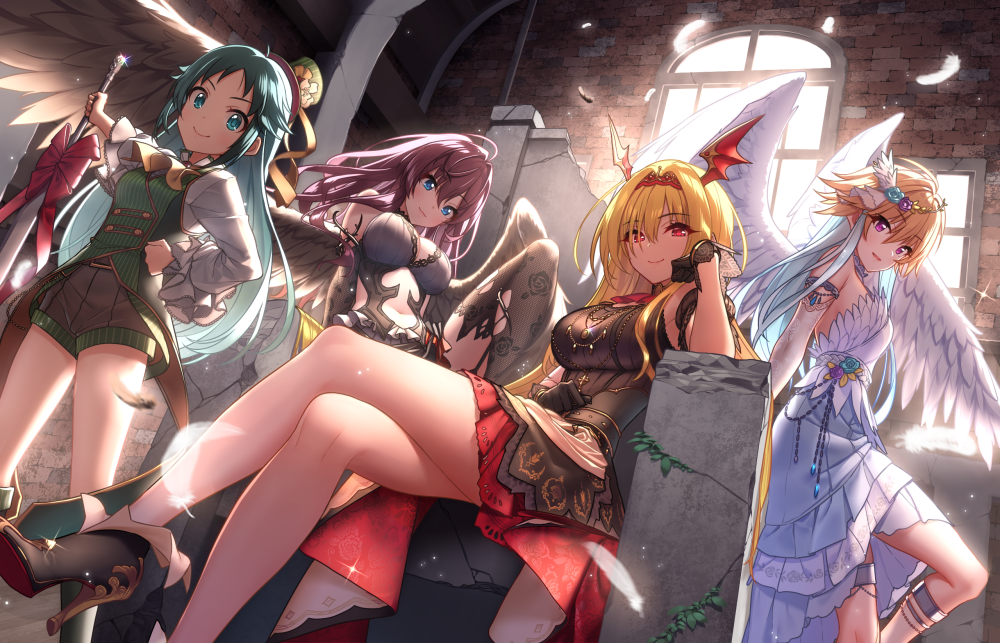 ichinose-shikininomiya-asukakurosaki-chitosenanjou-hikaru