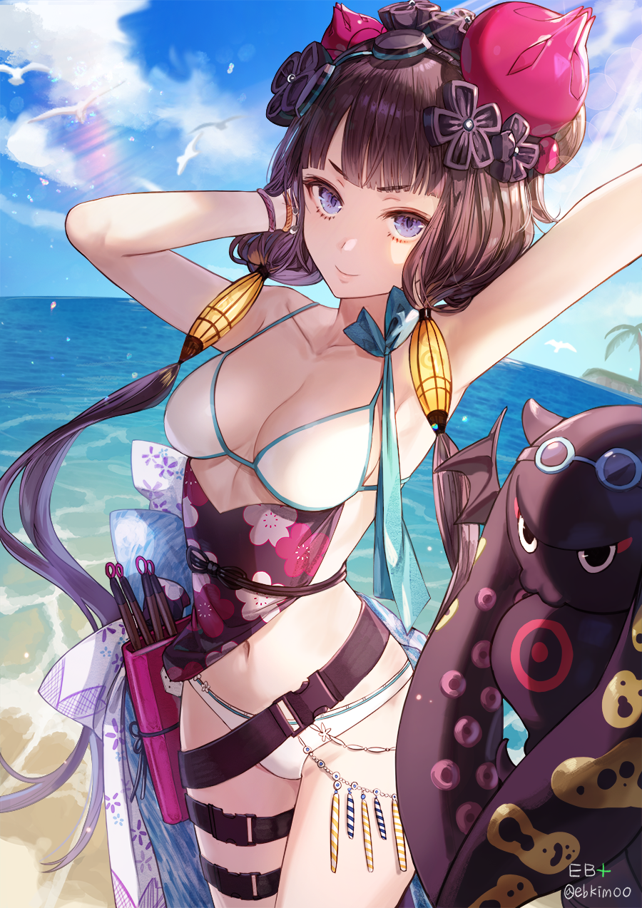 katsushika-hokusai-fate-grand-ordertokitarou-fate-grand-orderkatsushika-hokusai-swimsuit-saber-fate