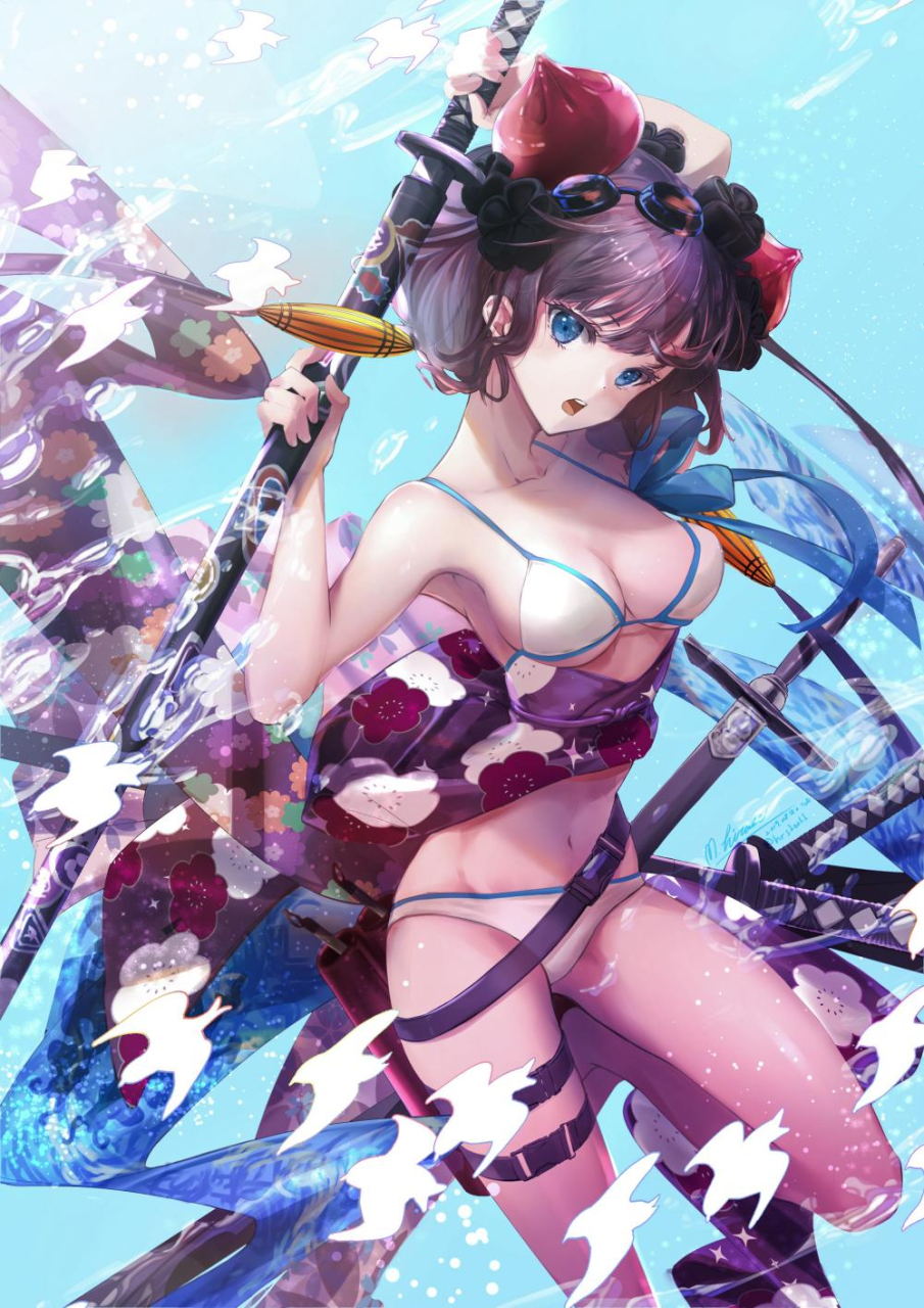 katsushika-hokusai-fate-grand-orderkatsushika-hokusai-swimsuit-saber-fate