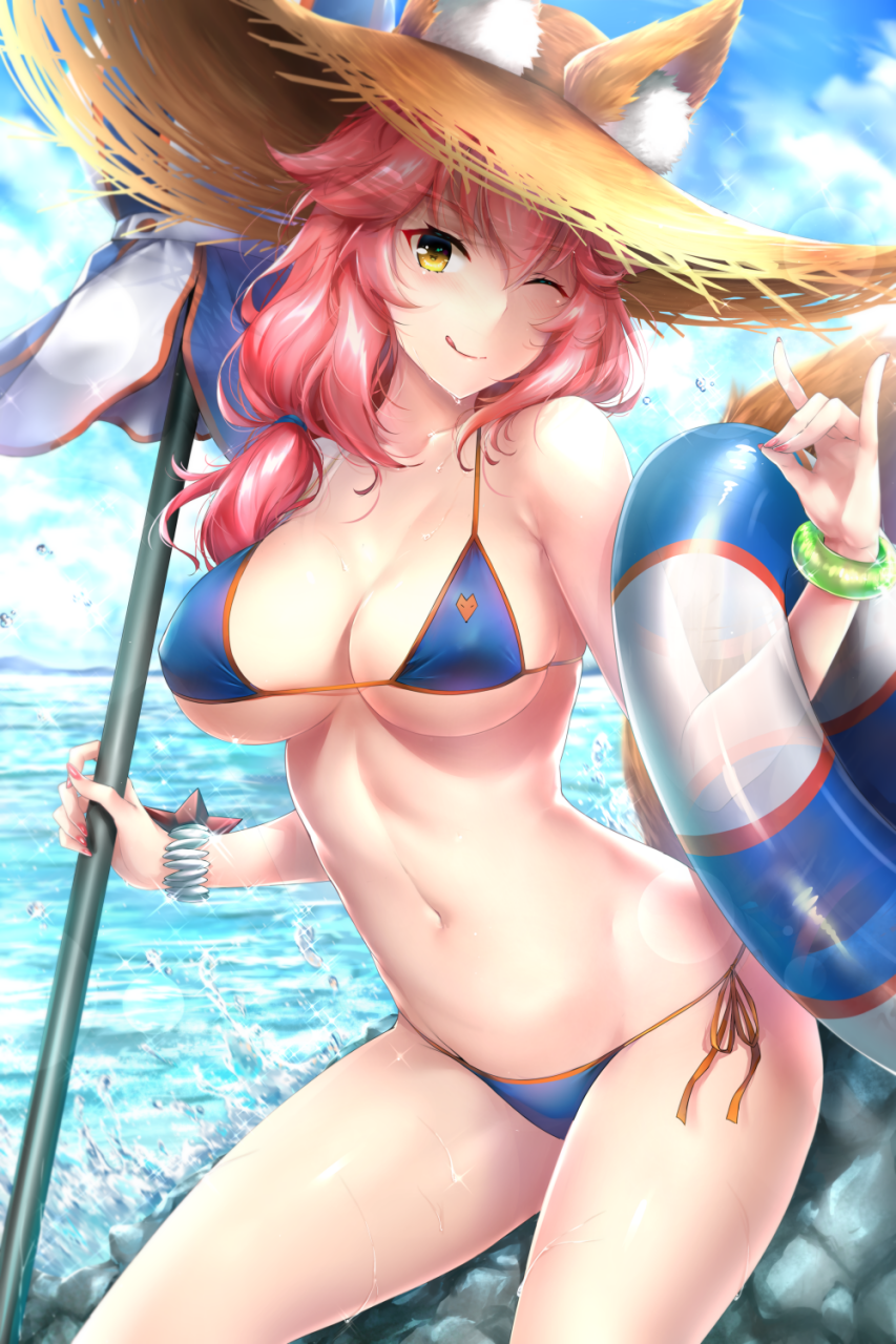 tamamo-fate-alltamamo-no-mae-swimsuit-lancer-fate