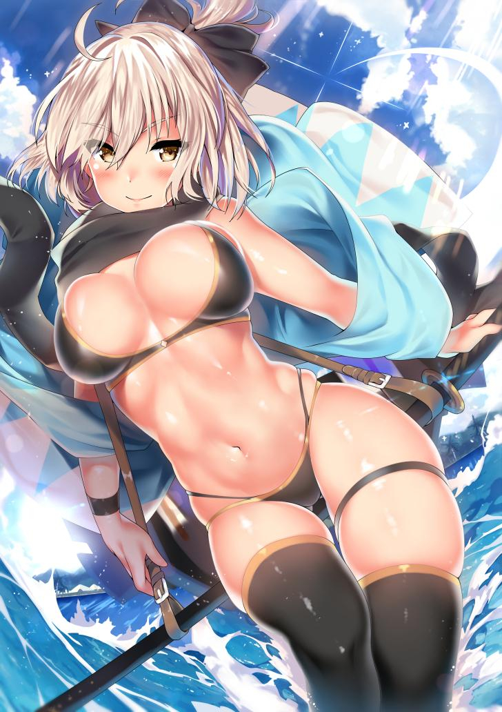 okita-souji-fate-allokita-souji-swimsuit-assassin-fate