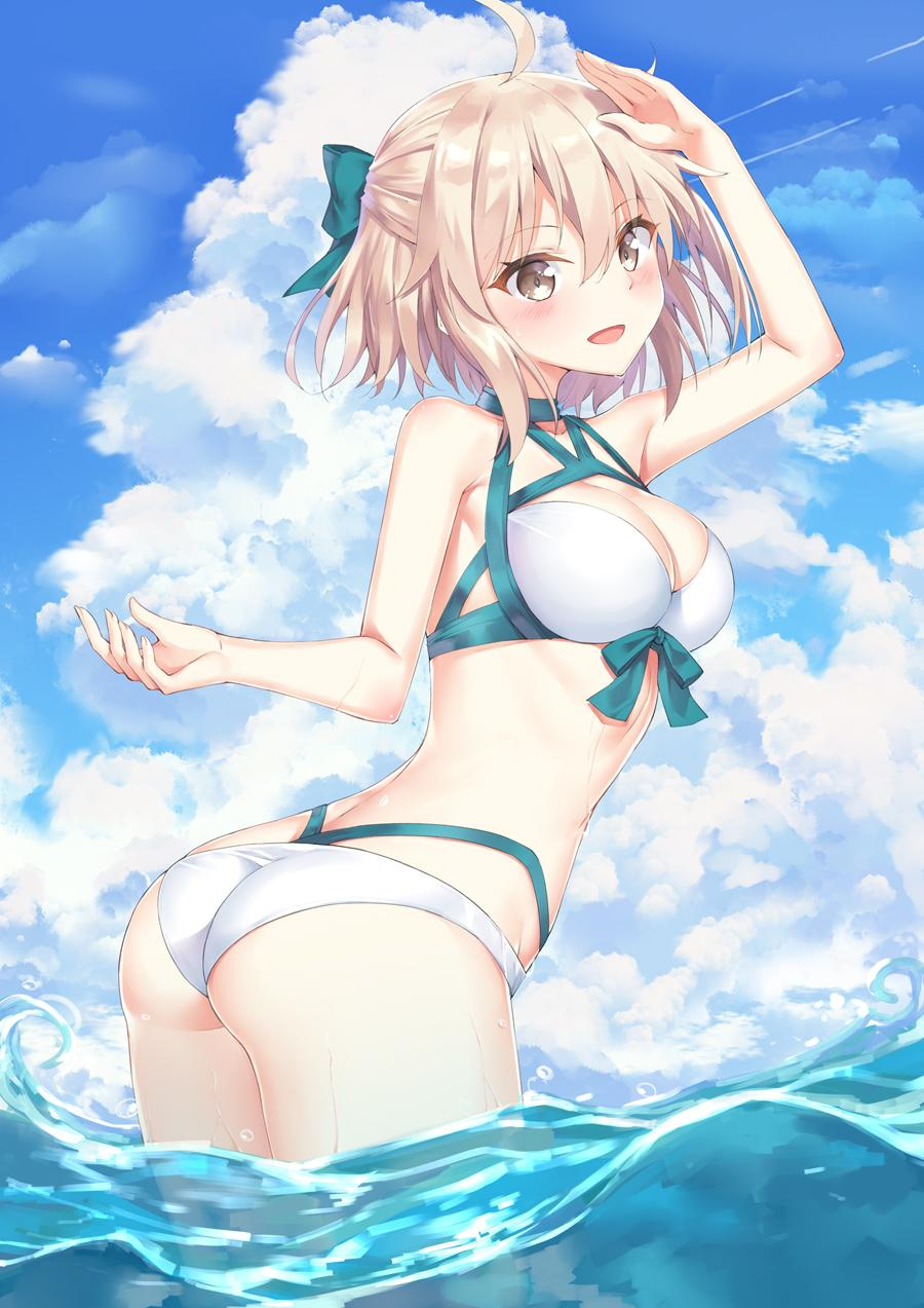 okita-souji-fate-allokita-souji-swimsuit-assassin-fate