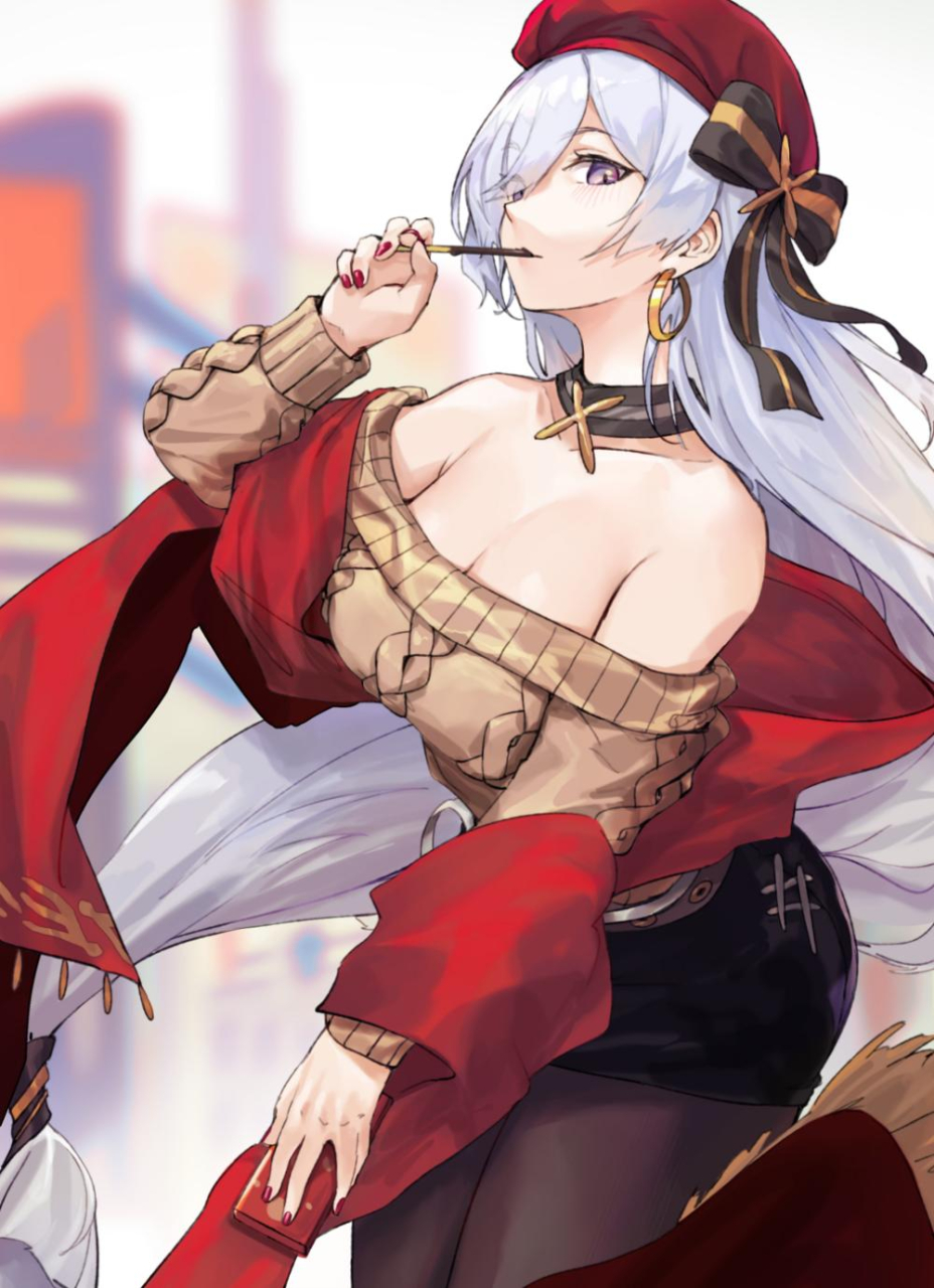 belfast-azur-lanebelfast-shopping-with-the-head-maid-azur-lane