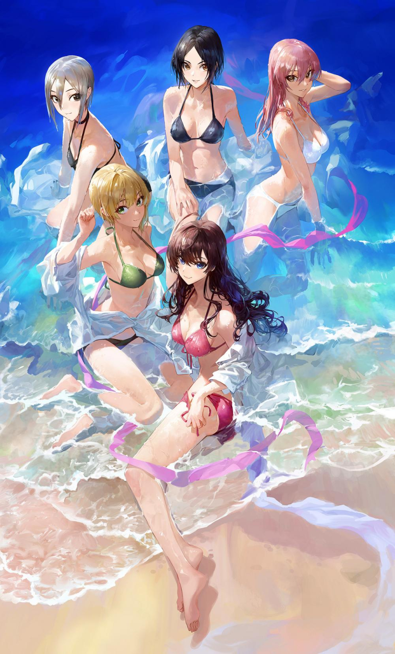 ichinose-shikijougasaki-mikahayami-kanademiyamoto-fredericashiomi-shuuko