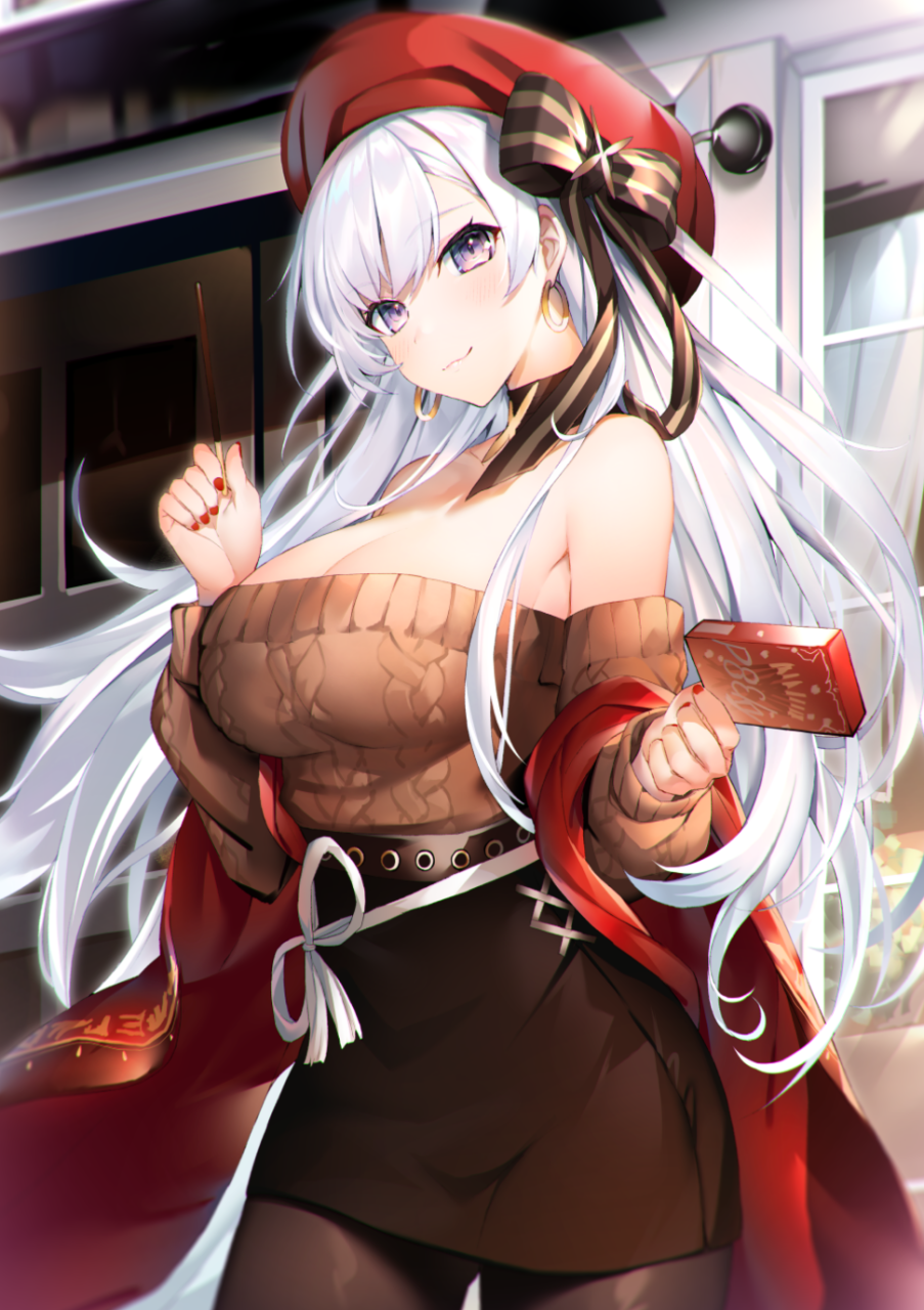 belfast-azur-lanebelfast-shopping-with-the-head-maid-azur-lane