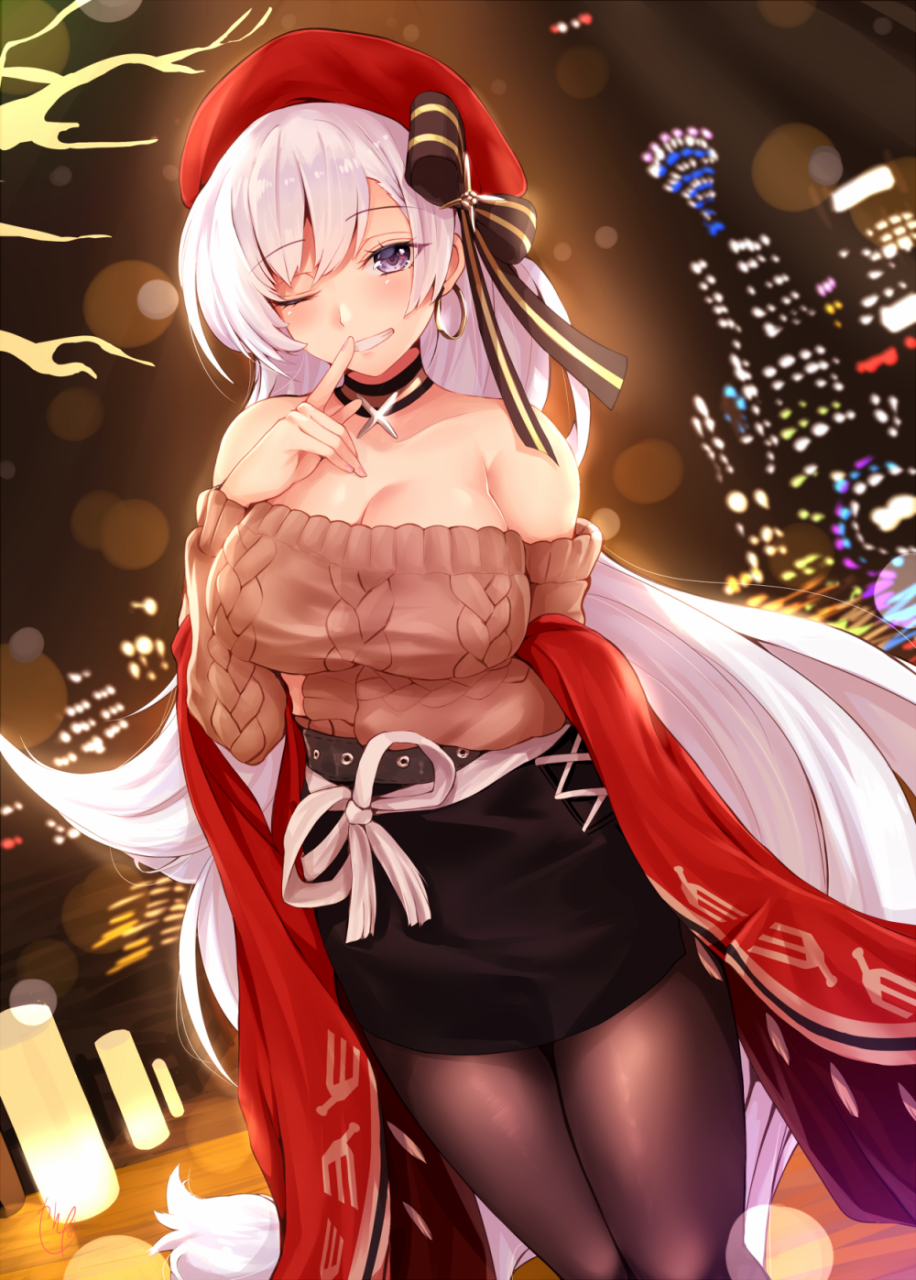 belfast-azur-lanebelfast-shopping-with-the-head-maid-azur-lane