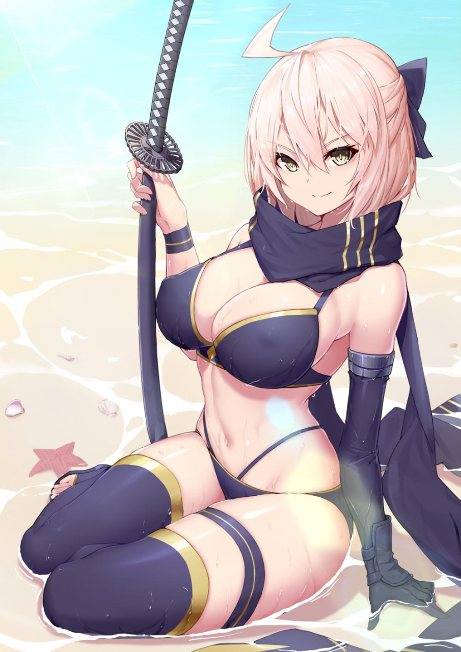 okita-souji-fate-allokita-souji-swimsuit-assassin-fate