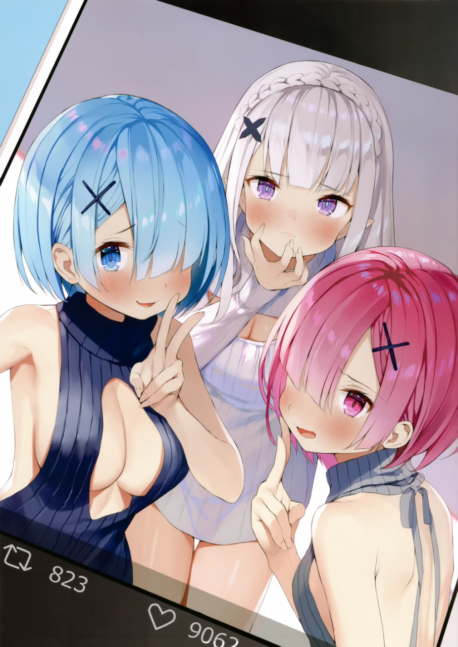 rem-re-zeroemilia-re-zeroram-re-zero