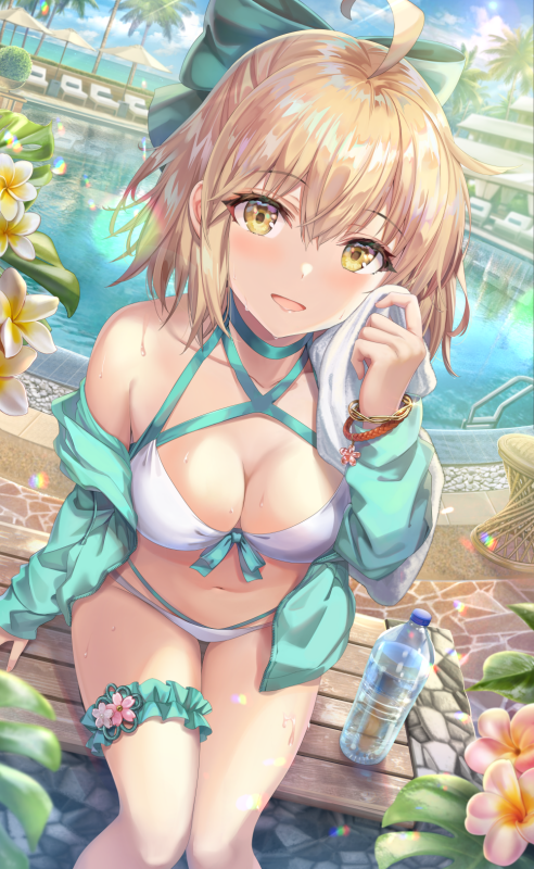 torino akuaokita souji (fate) (all)+okita souji (swimsuit assassin) (fate)6bf03303e21aa56d65