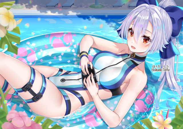 hakuda tofutomoe gozen (fate grand order)+tomoe gozen (swimsuit saber) (fate)33b214faef528d