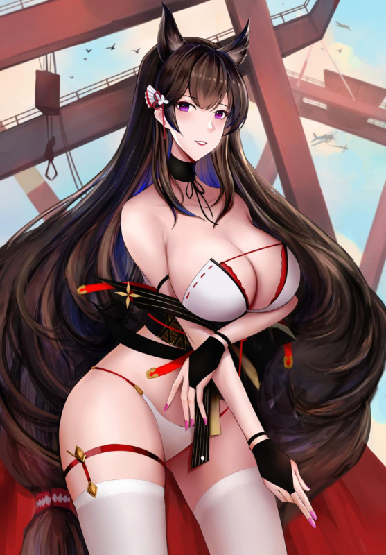 yinyu (nico)amagi (azur lane)+amagi (wending waters serene lotus) (azur lane)5eff7c6765bc78c508a02
