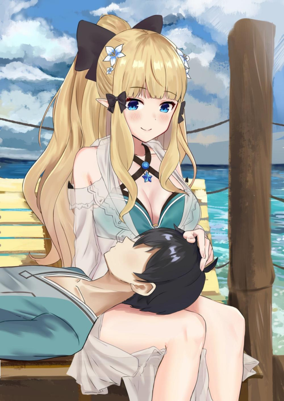 kongonarika (harunari128)saren (princess connect!)+yuuki (princess connec