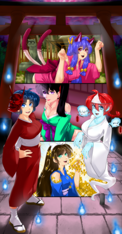 omiiversesaotome ranma+saotome ranma (girl)+shampoo (ranma 1 2)+tendou akane+kunou kodachi+kuonji ukyoude6d65f98ff5