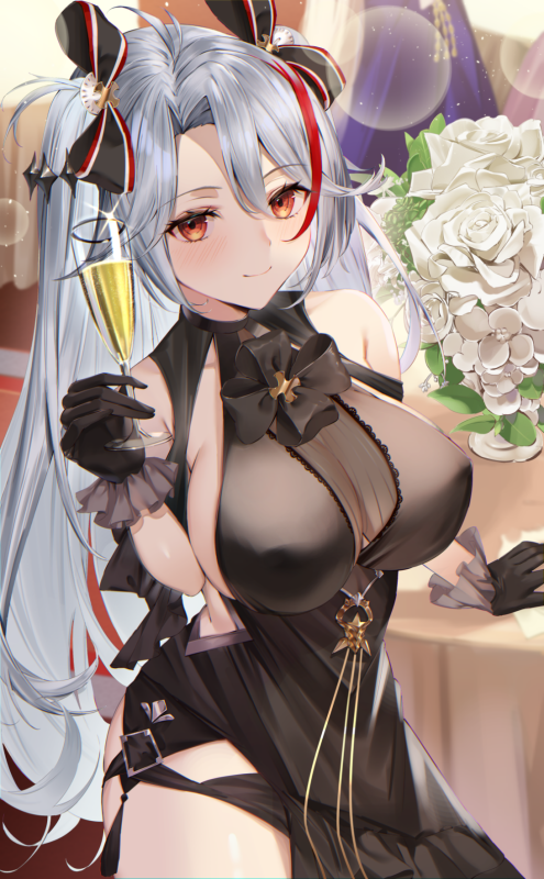 sg (satoumogumogu)prinz eugen (azur lane)+prinz eugen (cordial cornflower) (azur lane)81a0