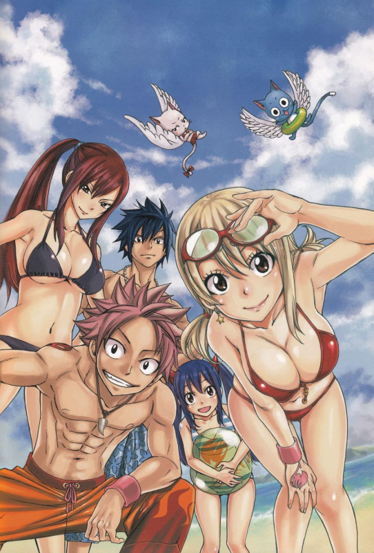anonymouslucy heartfilia+erza scarlet+natsu dragneel+gray fullbuster+happy (fairy tail)+charle (fairy tail)9467d8b4