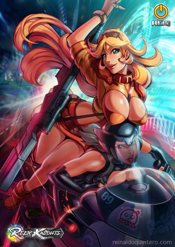 reiq (artist)suicide queen (relic knights)+rin farrah (relic knights)612a6a3bb6a1a46