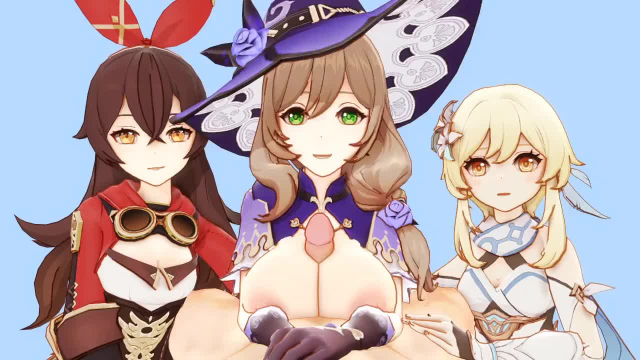 bateszamber (genshin impact)+lisa (genshin impact)+lumine (genshin impact)436b31ffecb132e4d3a6f6856232be6c