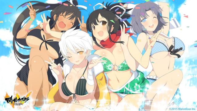 yaegashi nanasuka (senran kagura)+homura (senran kagura)+yumi (senran kagura)+miyabi (sen
