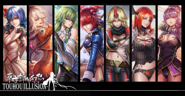 dantewontdieremilia scarlet+flandre scarlet+patchouli knowledge+kochiya sanae+koakuma+onozuka komachi+hoshiguma yuugi8249c632