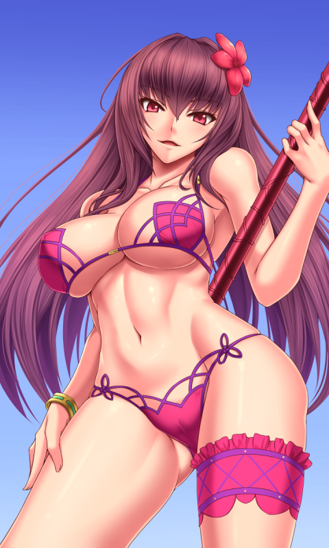 shuugetsu karasuscathach (fate) (all)+scathach (swimsuit assassin) (fate)8c7a990f3a70c7f725b60