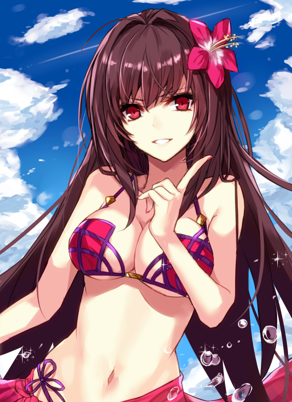 aosaki yukinascathach (fate) (all)+scathach (swimsuit assassin) (fate)09520961e9047d36d6640c90380
