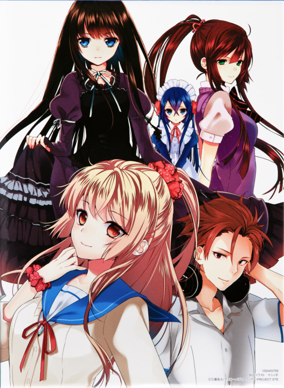 manyako (mohumohu)kirasaka sayaka+aiba asagi+minamiya natsuki+astarte (strike the blood)+yaze motoki13a4f