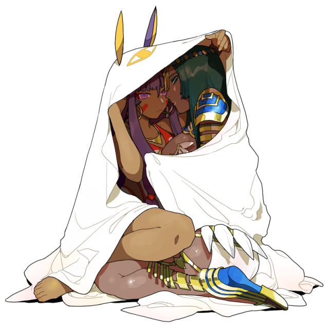 michiru (amphibian)nitocris (fate grand order)+nitocris (swimsu