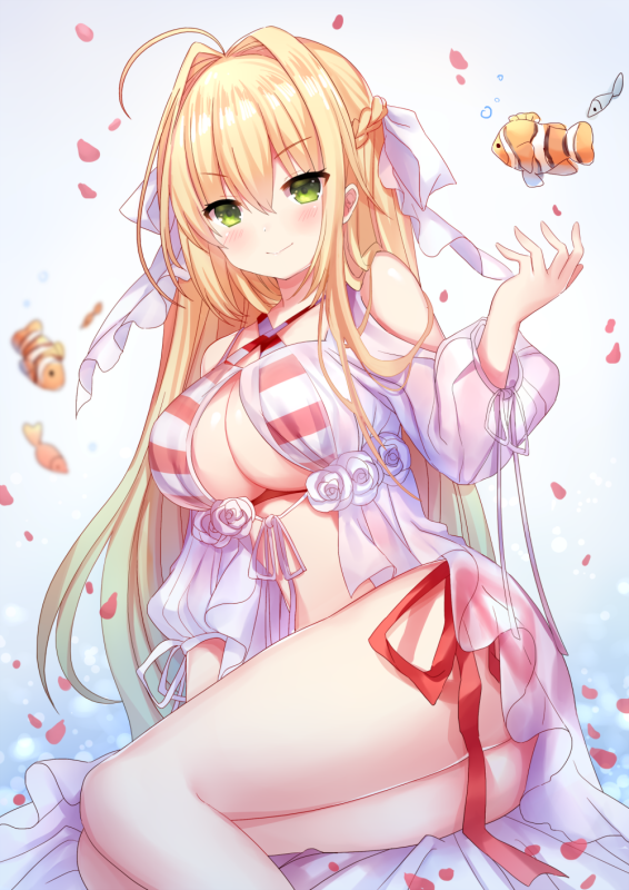 hina gyuunyuunero claudius (fate) (all)+nero claudius (swimsuit caster) (fate)4c02ec654e