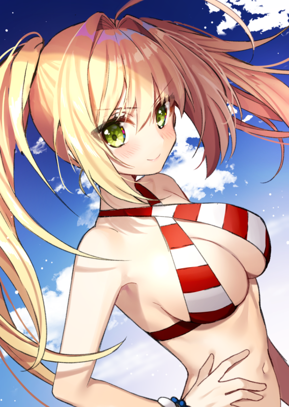 gambenero claudius (fate) (all)+nero claudius (swimsuit caster) (fate)5a70c27aceed61f0c871b413585