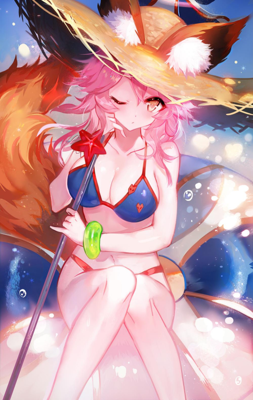 moemoe3345tamamo (fate) (all)+tamamo no mae (swimsuit lancer) (fate)47e3428b53f4414d44b23b22b8f1fe