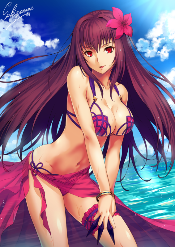 sakiyamamascathach (fate) (all)+scathach (swimsuit assassin) (fate)bdf7ae38d2655af07a9ab7f633218d18
