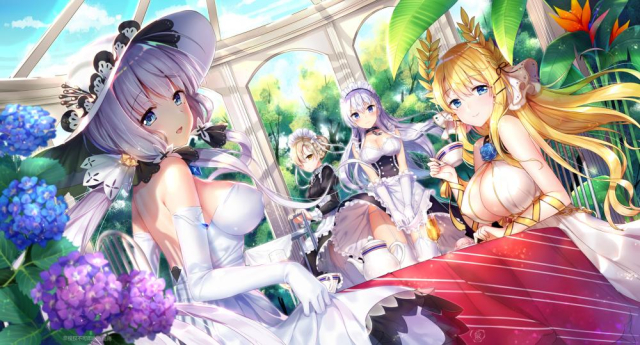 silveroidbelfast (azur lane)+illustrious (azur lane)+sheffield (azur lane)+victorious (azur lane