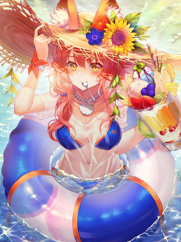 mellozzotamamo (fate) (all)+tamamo no mae (swimsuit lancer) (fate)b13b35a533686b947f636aeee223f022