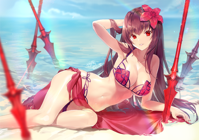 kagachi sakuscathach (fate) (all)+scathach (swimsuit assassin) (fate)c84a76a23b8c60c2a78bb3bfbcba6